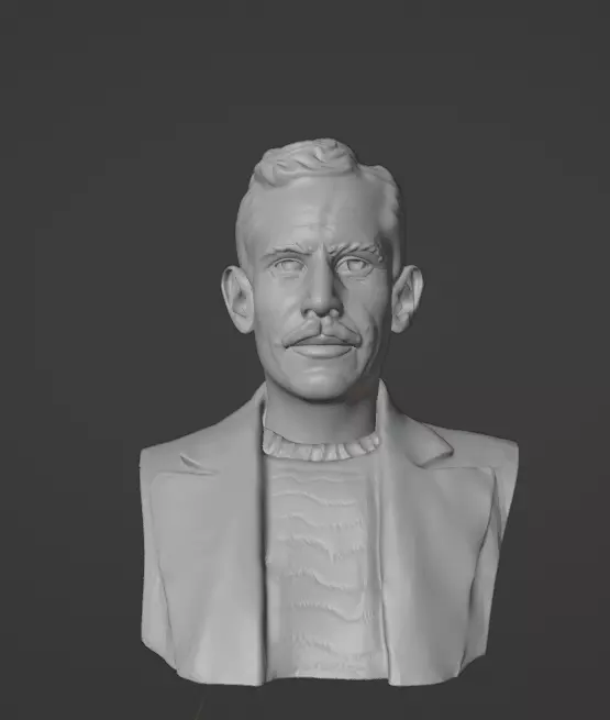 John Steinbeck 3D print model_0