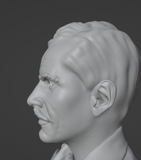 John Steinbeck 3D print model_6
