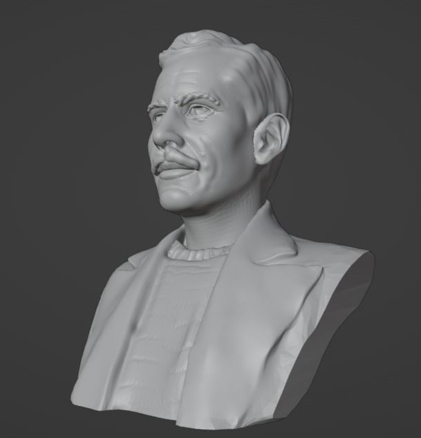 John Steinbeck 3D print model_1
