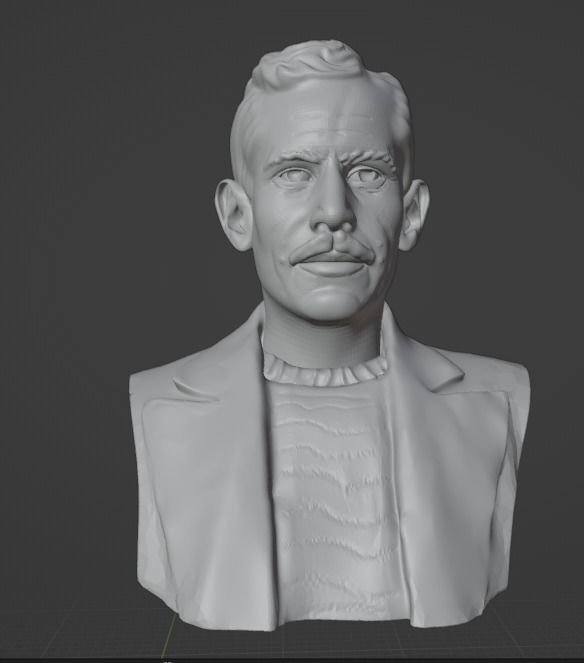 John Steinbeck 3D print model_16