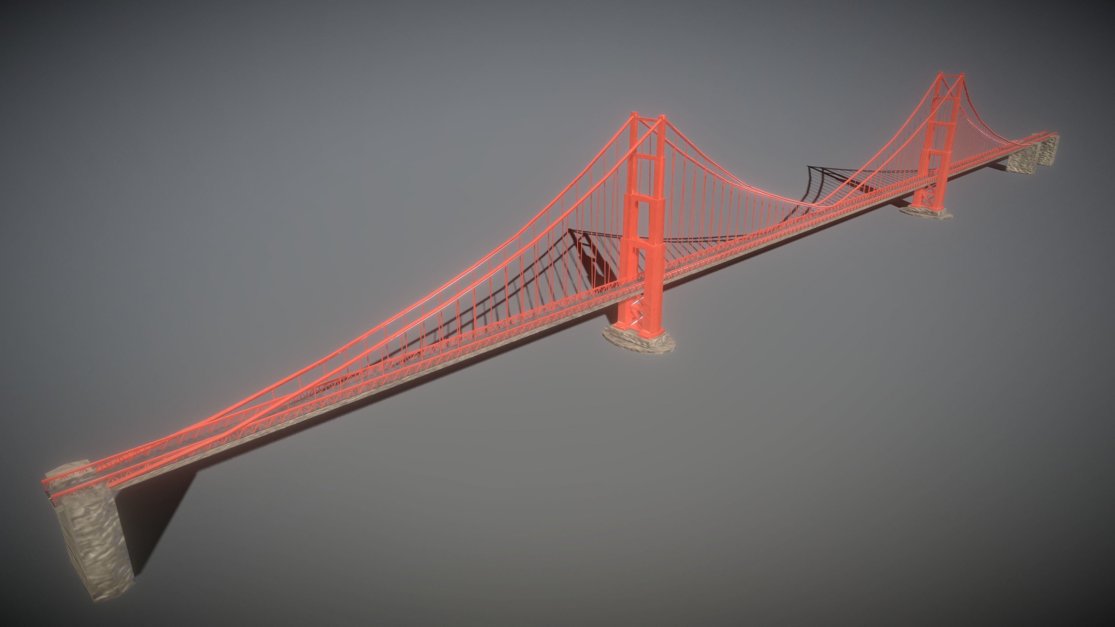 World Famous Buildings  Low-poly 3D model_20