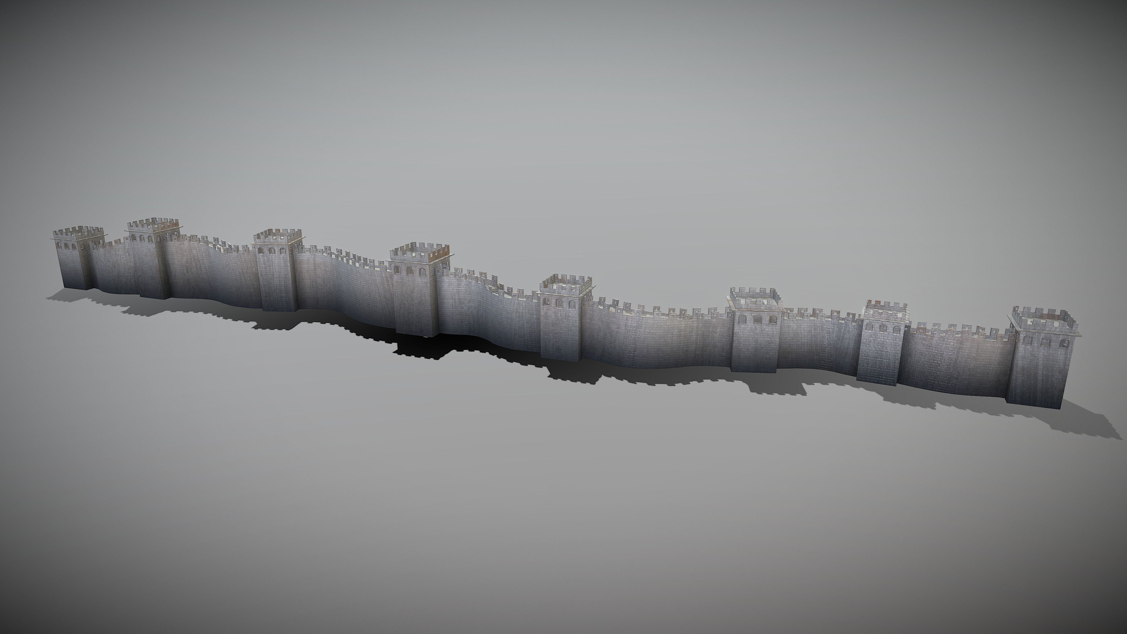 World Famous Buildings  Low-poly 3D model_11