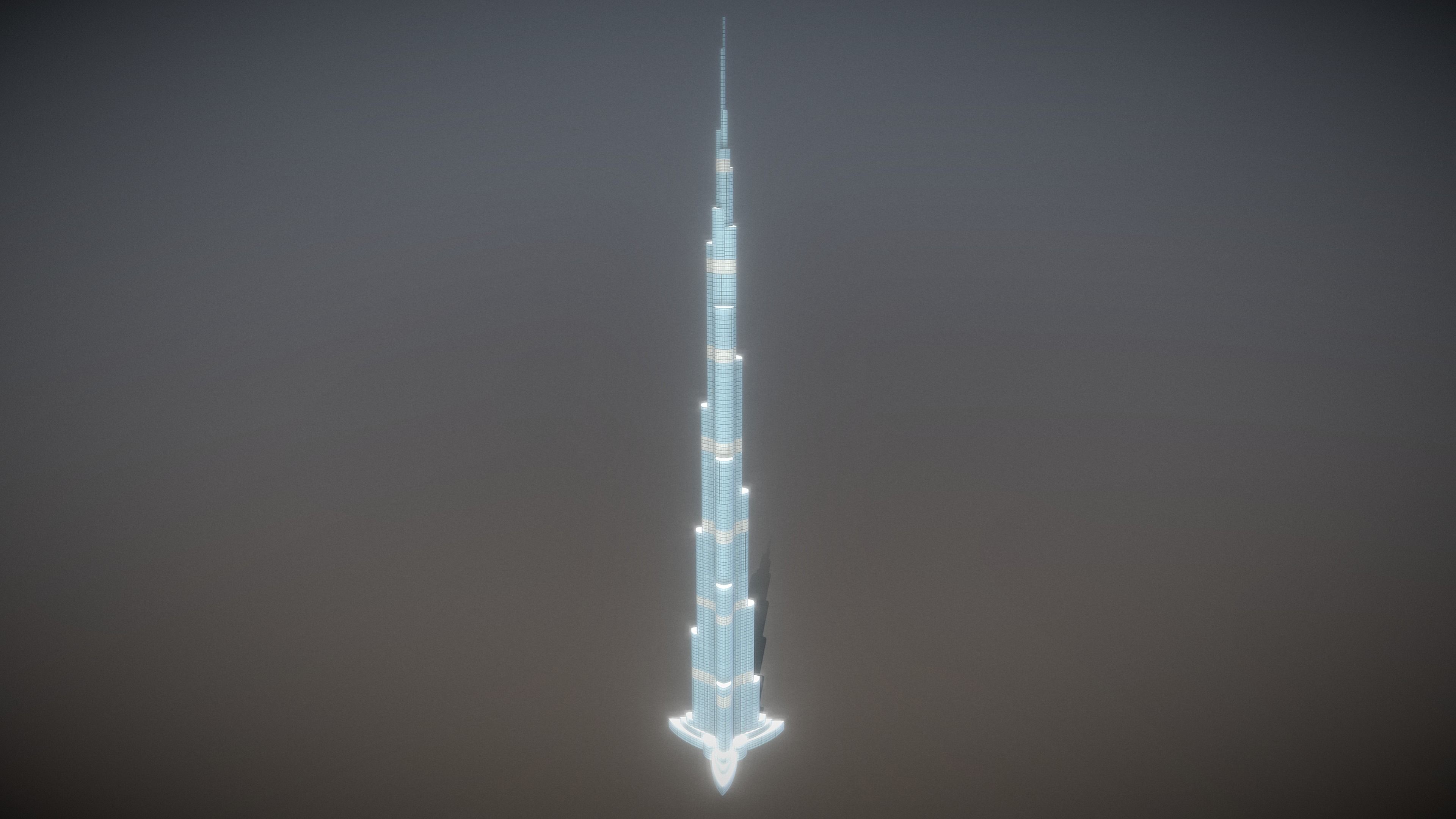 World Famous Buildings  Low-poly 3D model_17