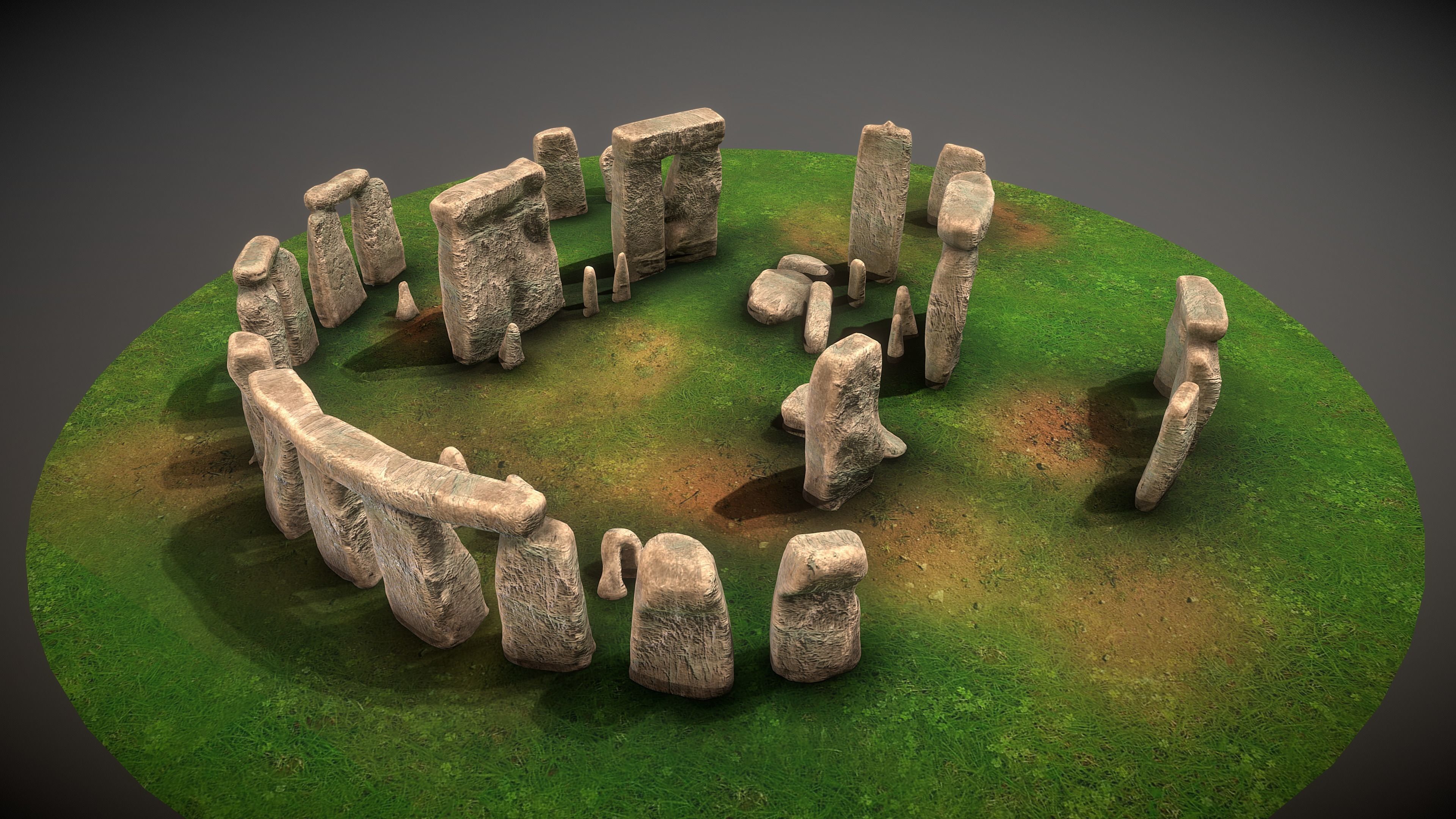 World Famous Buildings  Low-poly 3D model_18