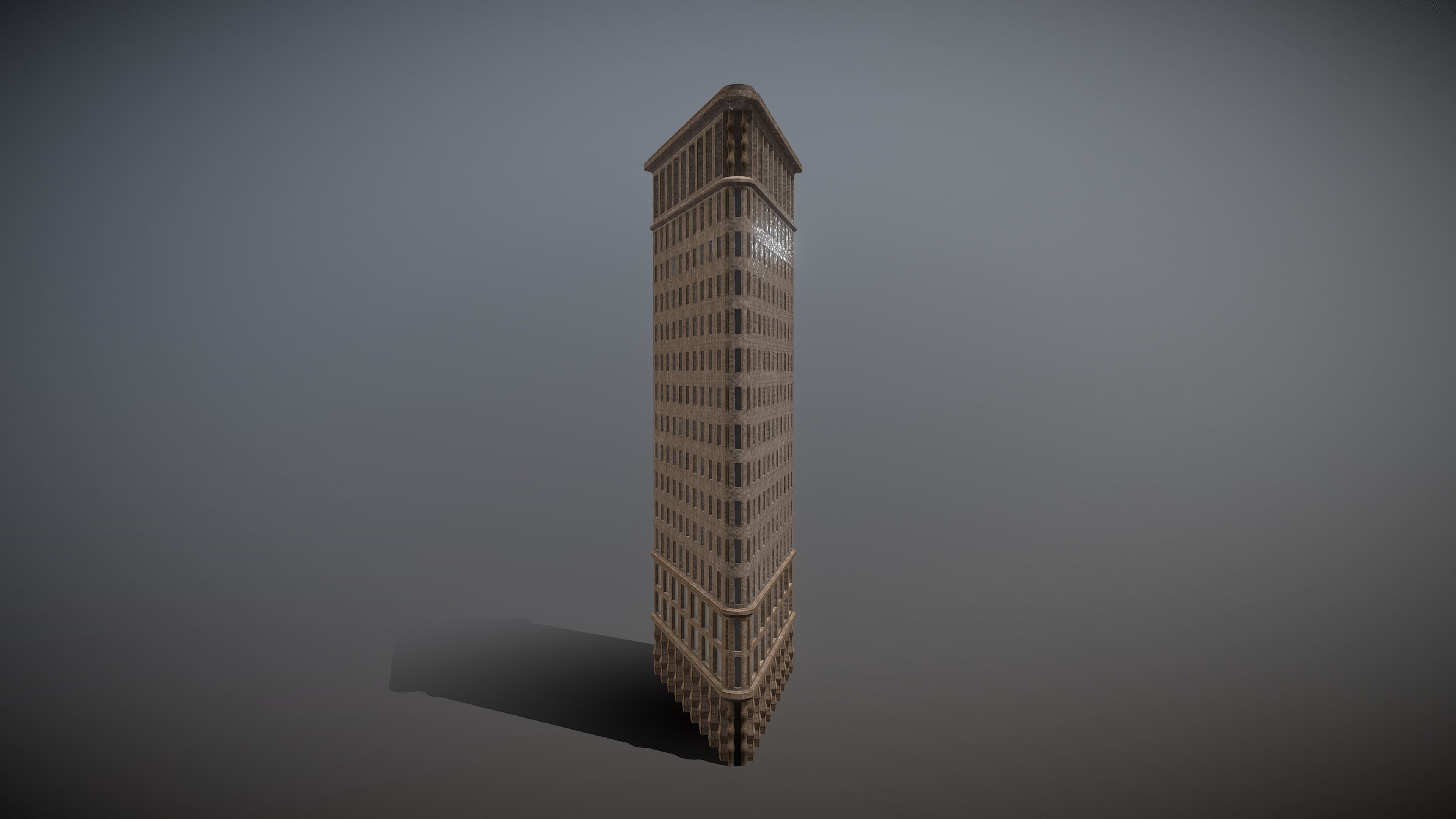 World Famous Buildings  Low-poly 3D model_12