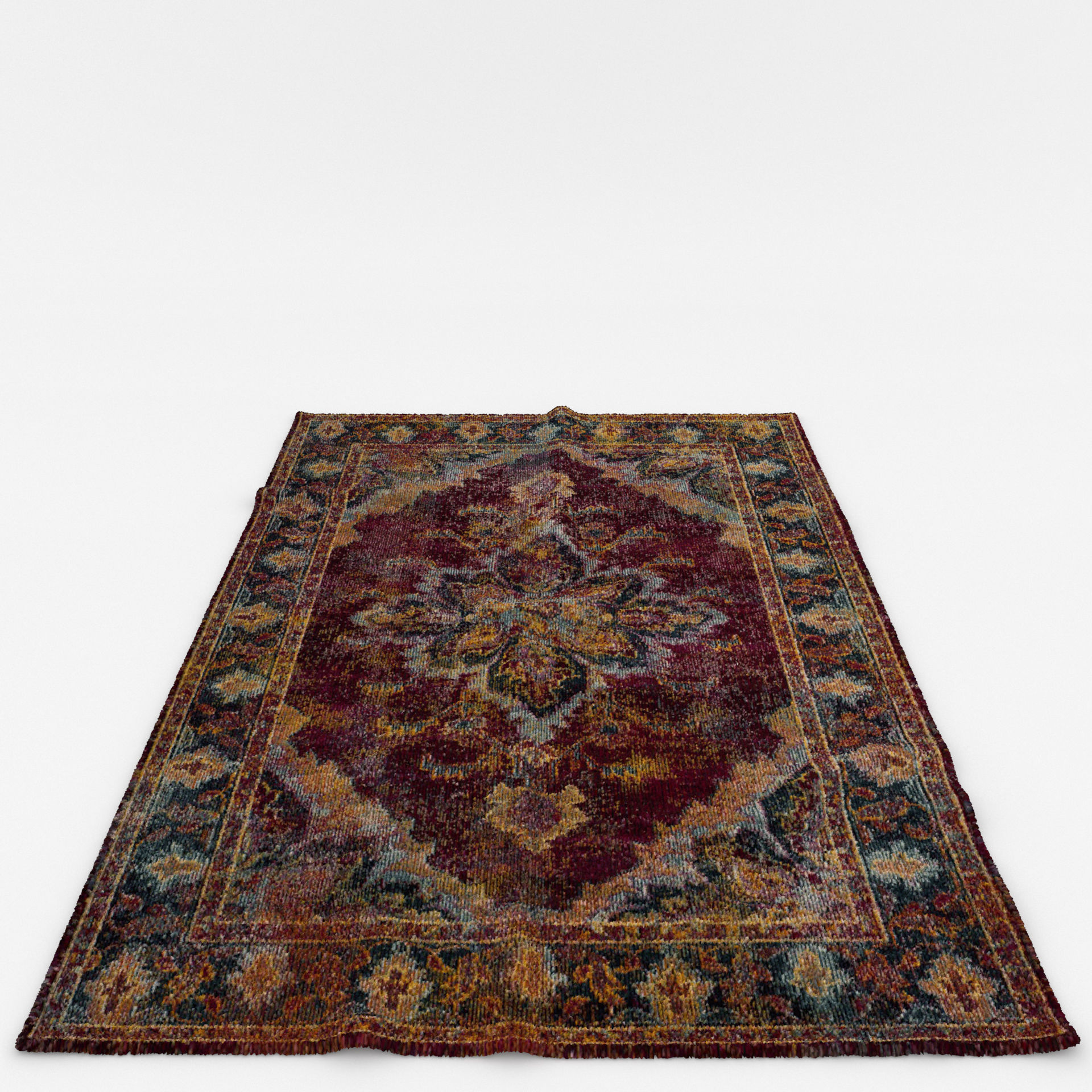 Rugs No 695 Low-poly 3D model_7