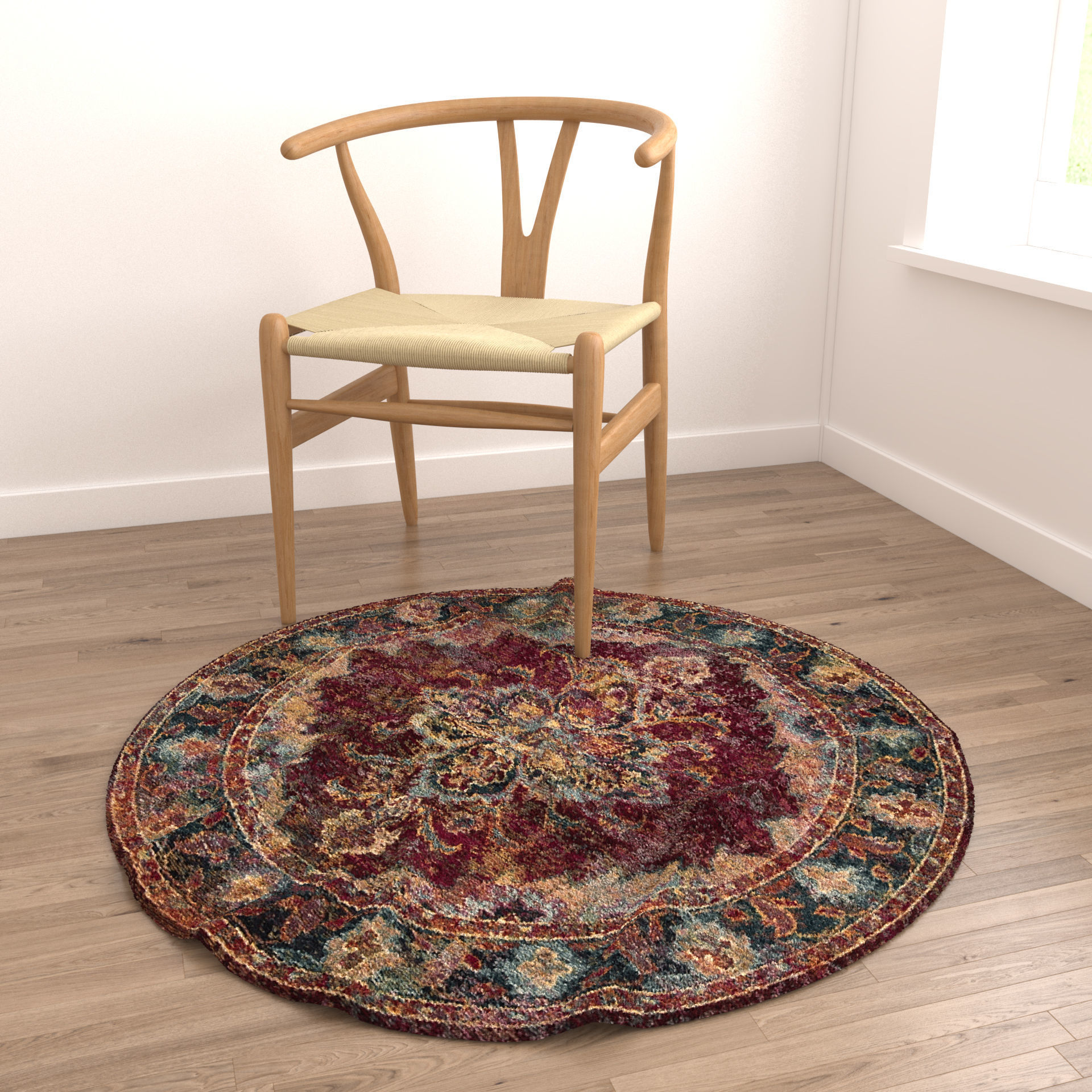 Rugs No 695 Low-poly 3D model_3