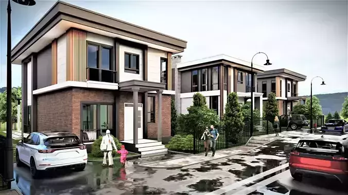 OZARC HOUSE 1 3D MODEL AND RENDER 