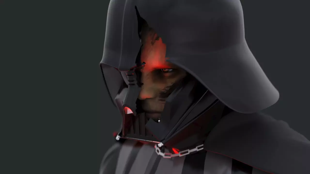 Darth Vader Anakin Skywalker in Kenobi 3D model_0