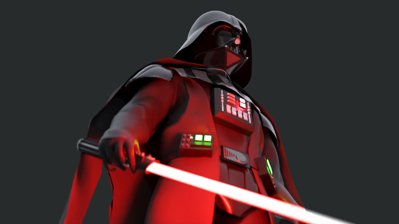 Darth Vader Anakin Skywalker in Kenobi 3D model_8