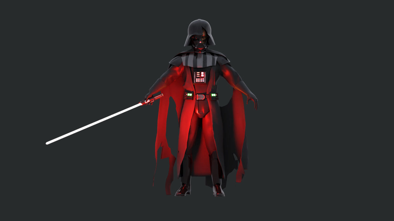 Darth Vader Anakin Skywalker in Kenobi 3D model_1