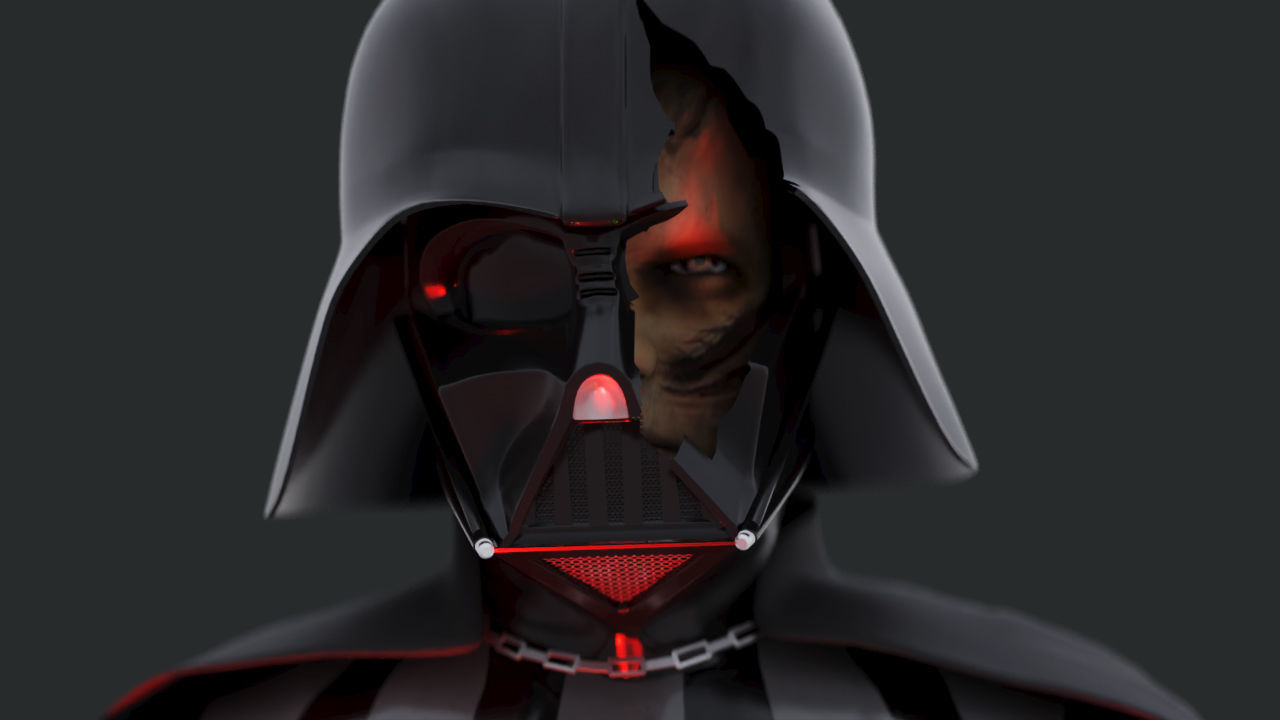 Darth Vader Anakin Skywalker in Kenobi 3D model_3