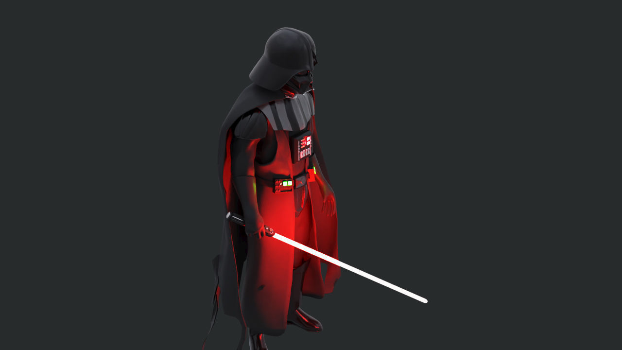 Darth Vader Anakin Skywalker in Kenobi 3D model_2