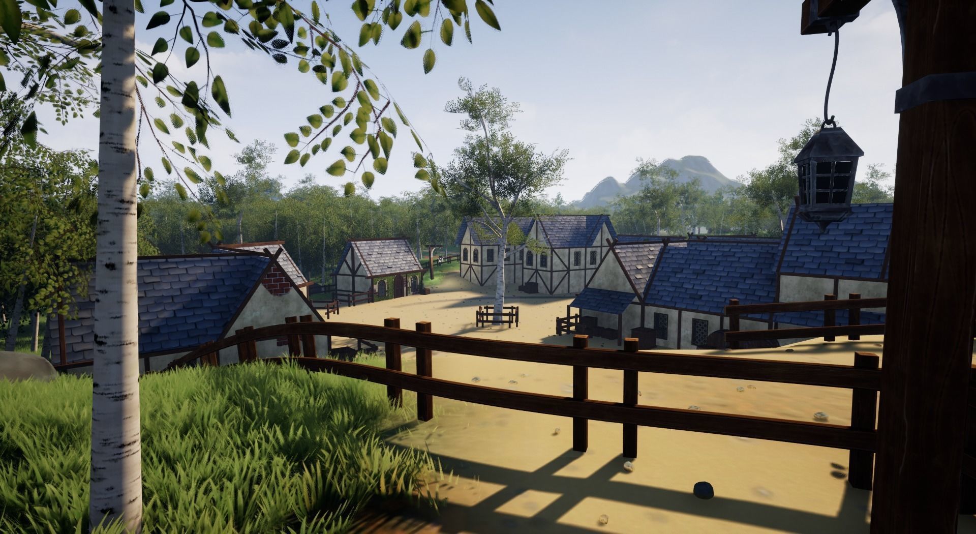 Open World Starter Environment Low-poly 3D model_5