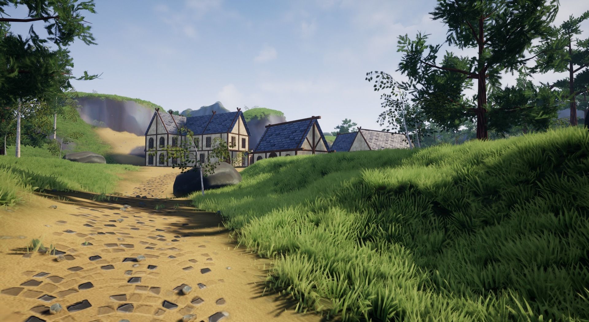 Open World Starter Environment Low-poly 3D model_15