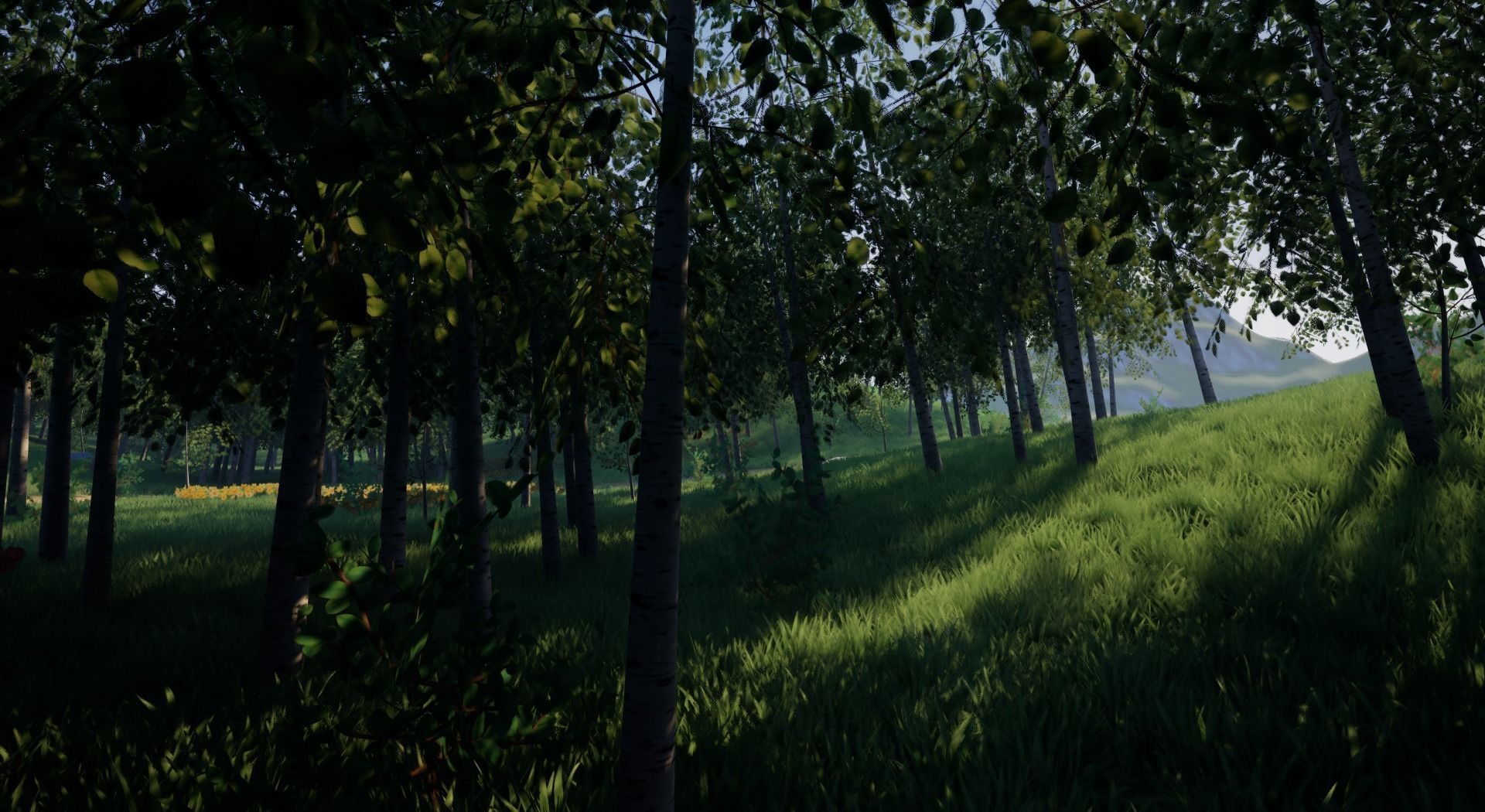 Open World Starter Environment Low-poly 3D model_8
