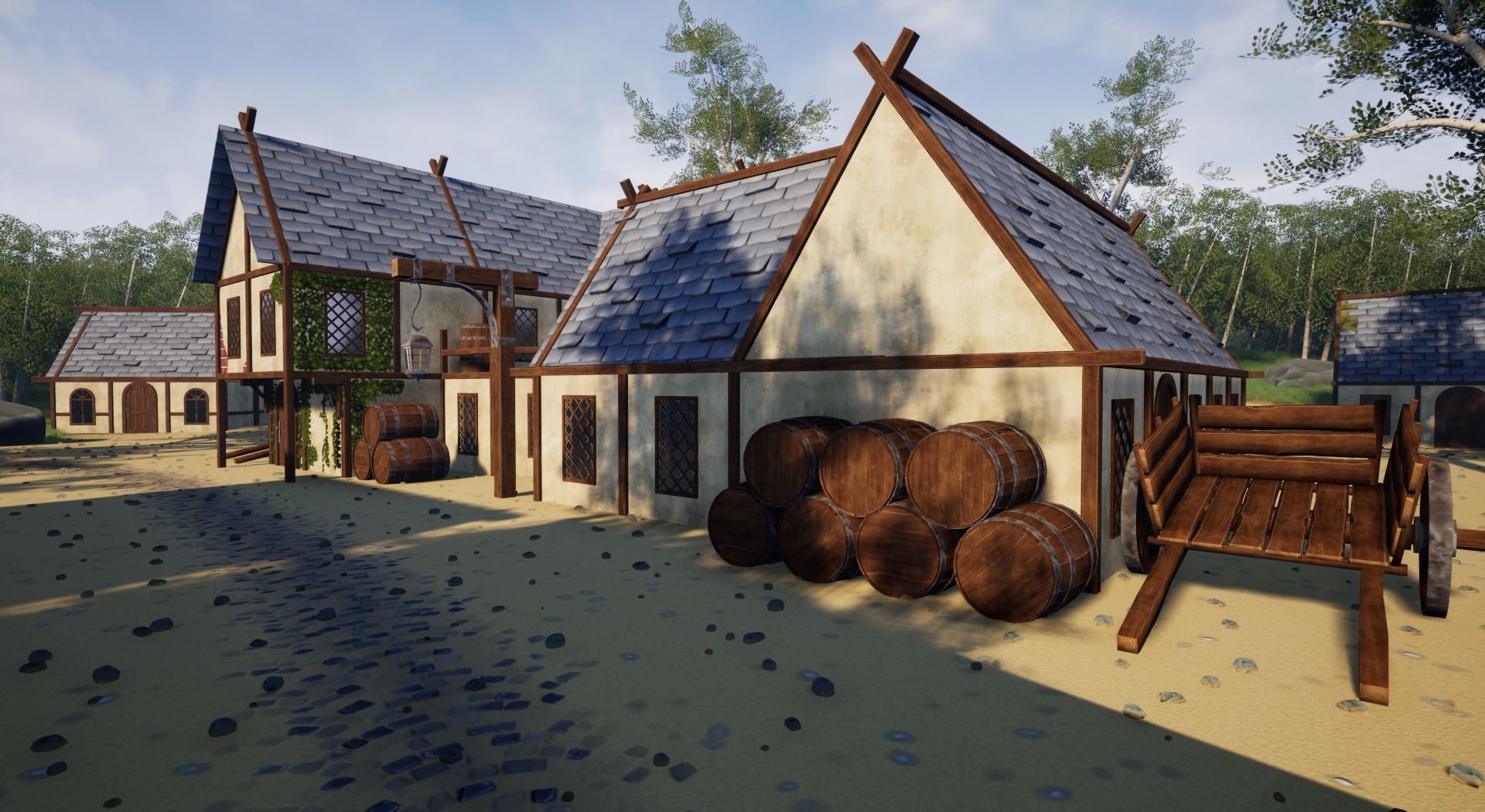 Open World Starter Environment Low-poly 3D model_25