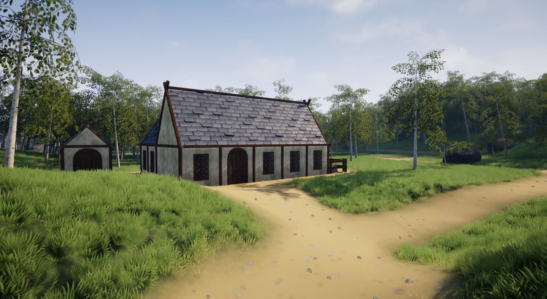 Open World Starter Environment Low-poly 3D model_23