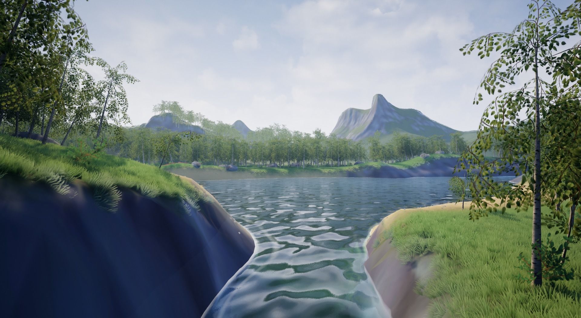 Open World Starter Environment Low-poly 3D model_21