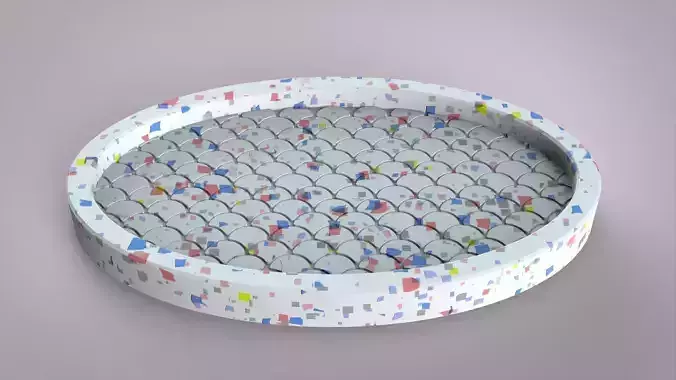 Terrazzo for silicone mold