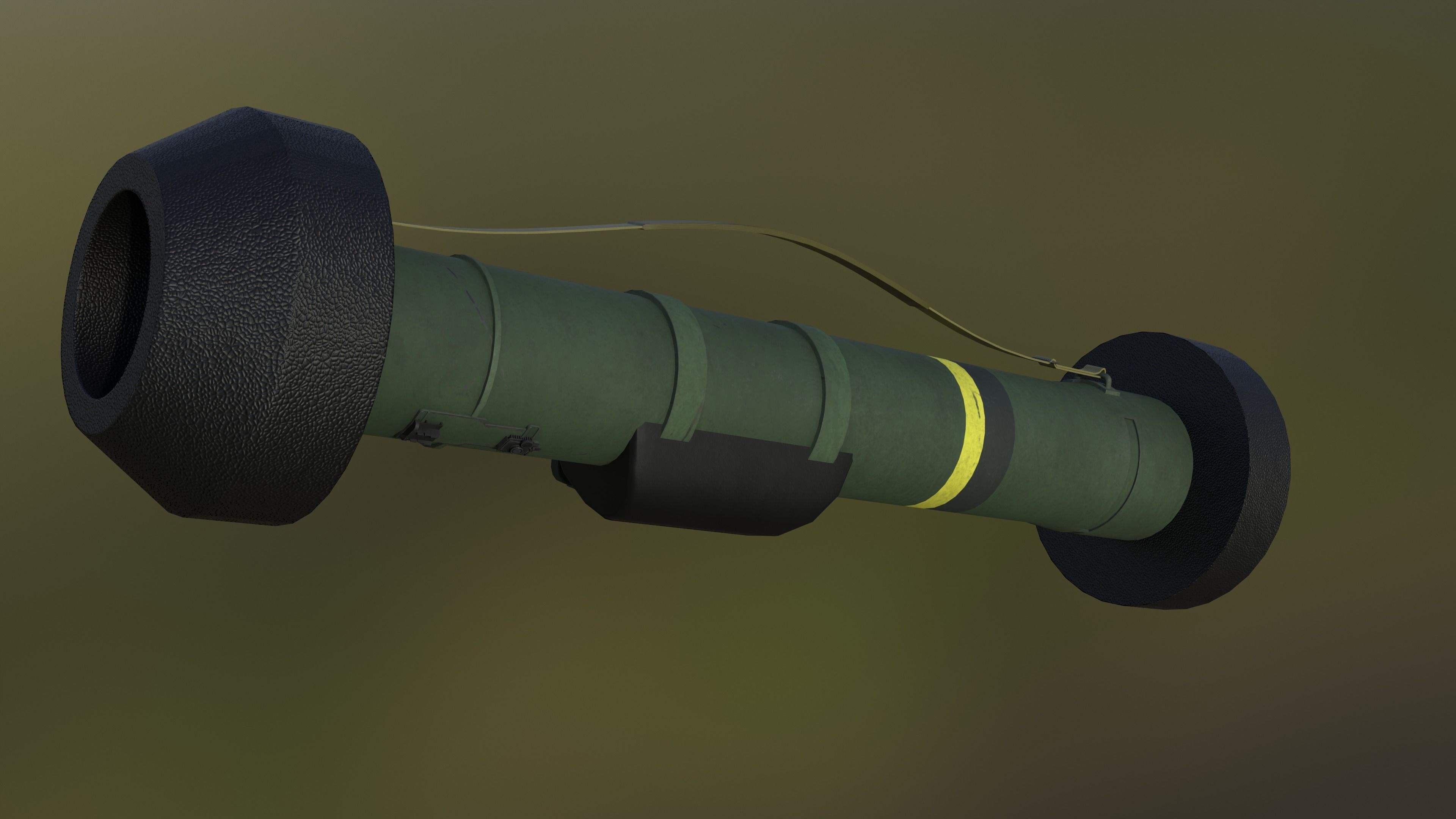 FGM-148 Javelin Low-poly 3D model_8