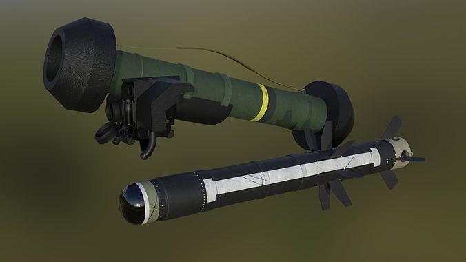 FGM-148 Javelin Low-poly 3D model