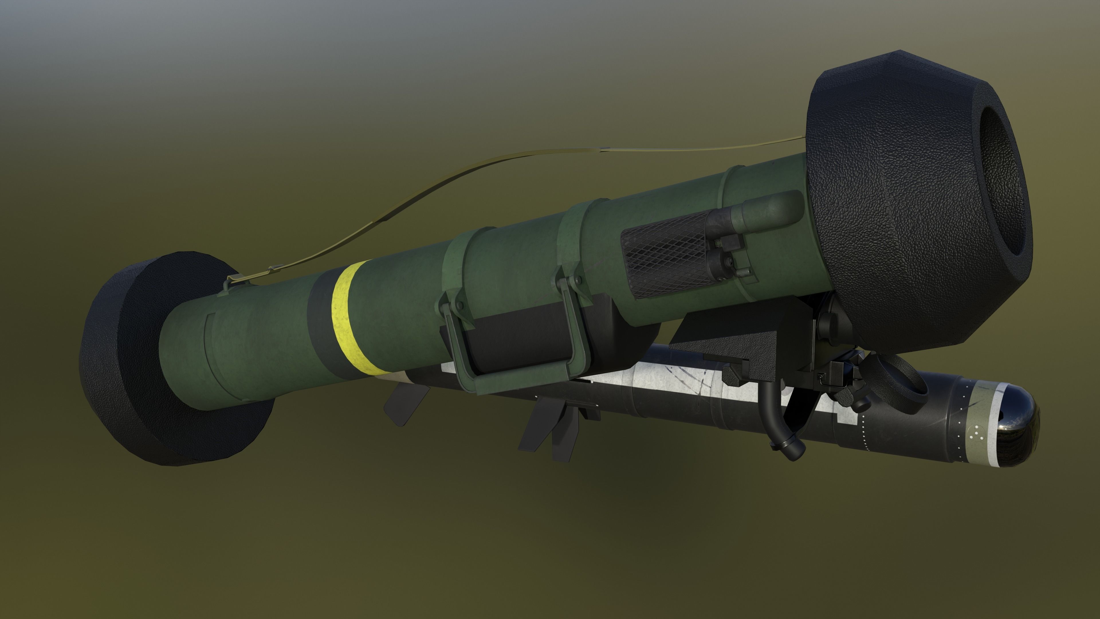 FGM-148 Javelin Low-poly 3D model_3