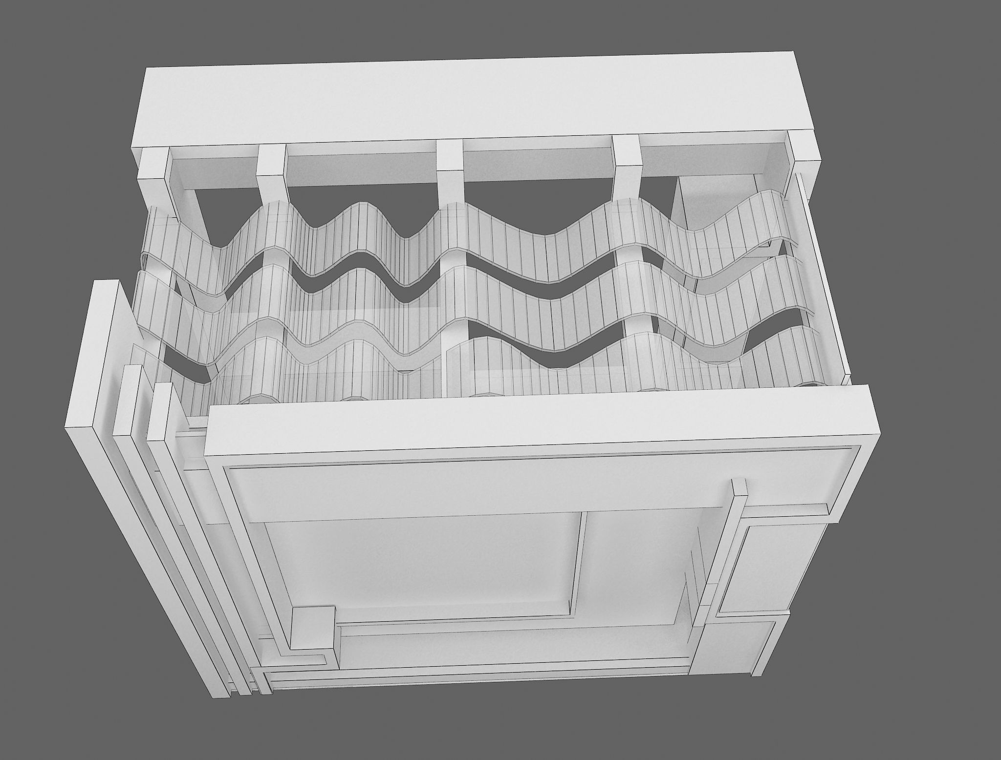  Booth Exhibition Stand a1  3D model_13