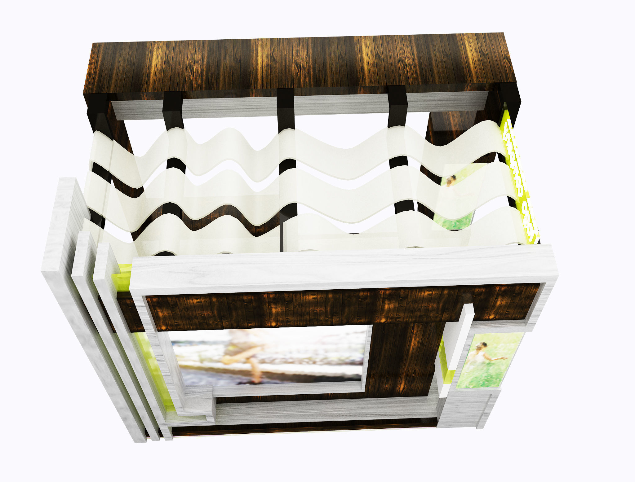  Booth Exhibition Stand a1  3D model_12