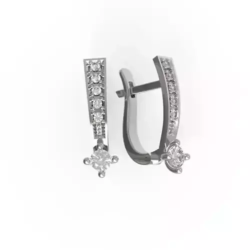 G0095 two diamond earrings