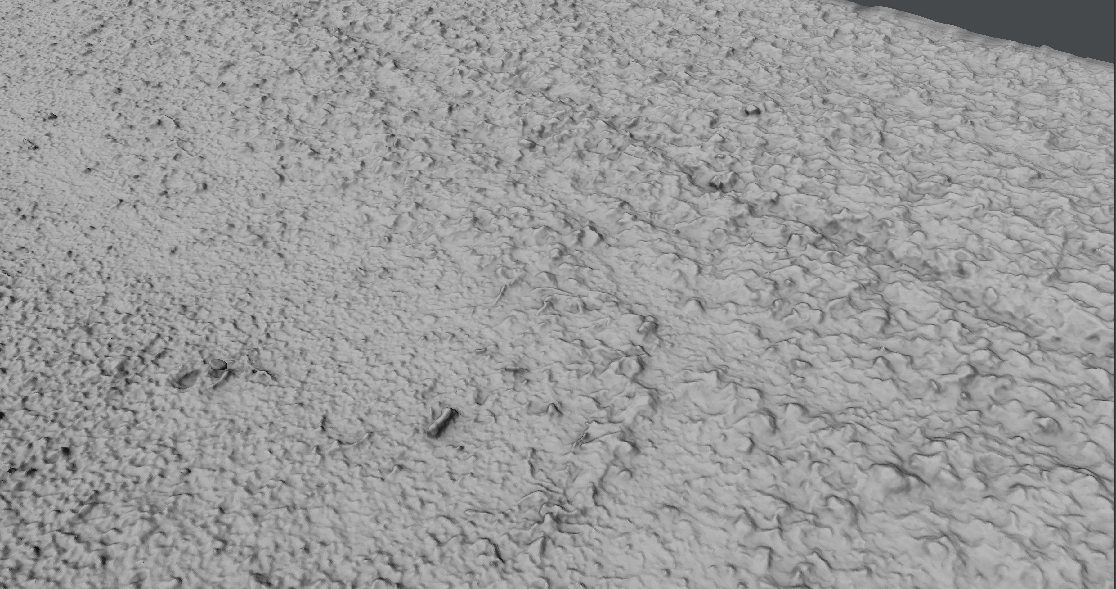 Roadcracks01 sand and gravel road tile 3D model_9