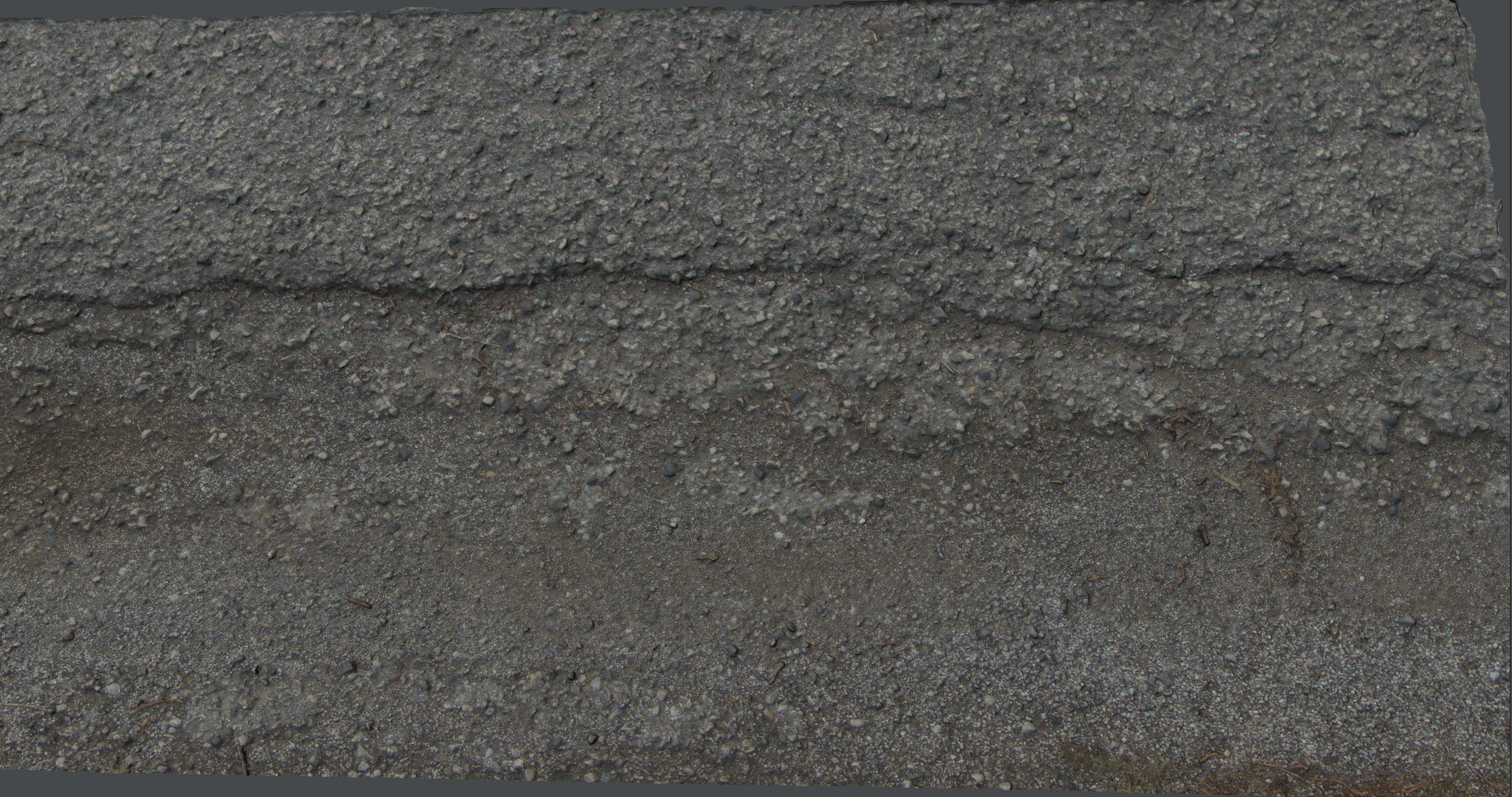 Roadcracks01 sand and gravel road tile 3D model_1