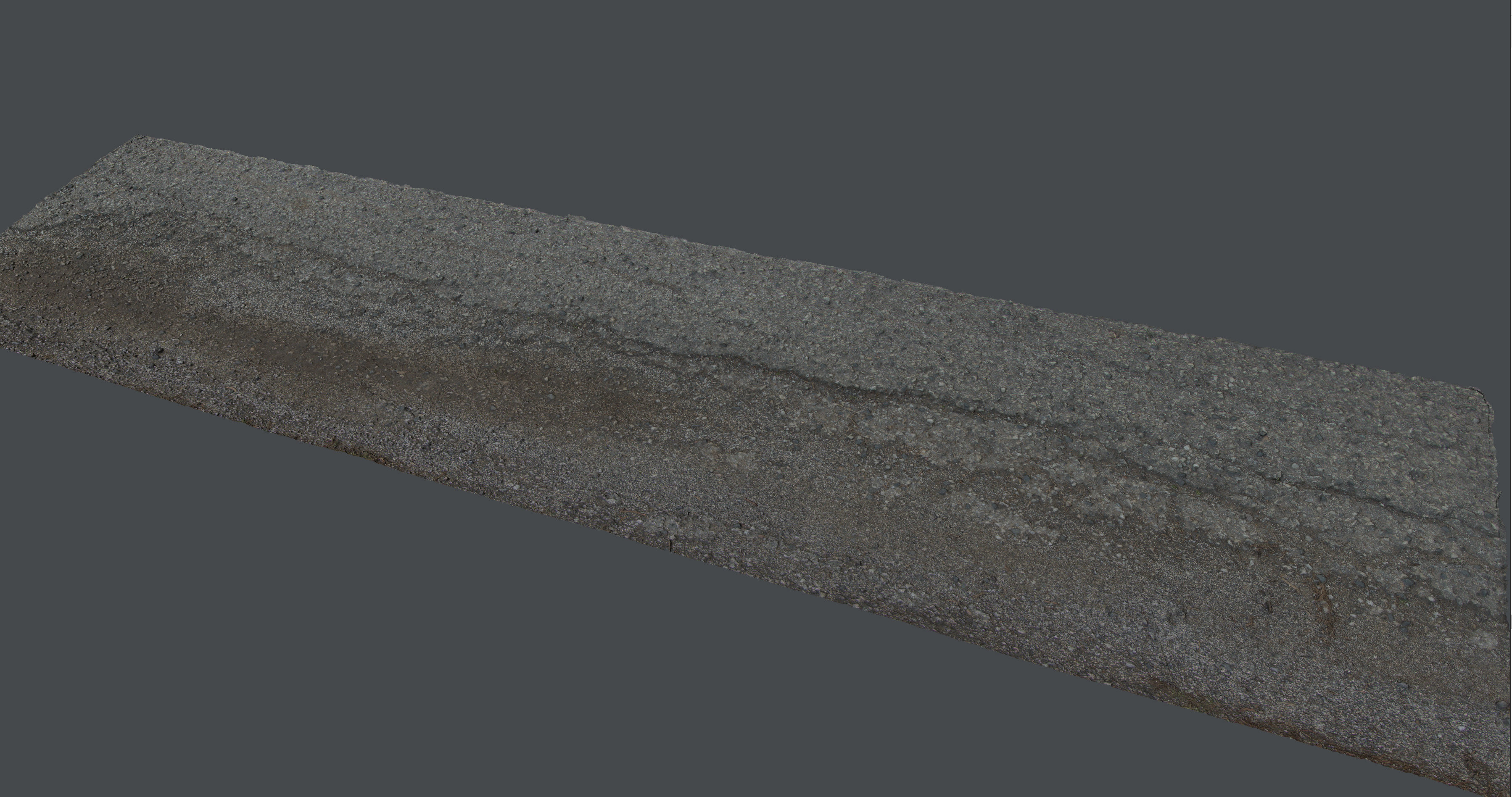 Roadcracks01 sand and gravel road tile 3D model_7