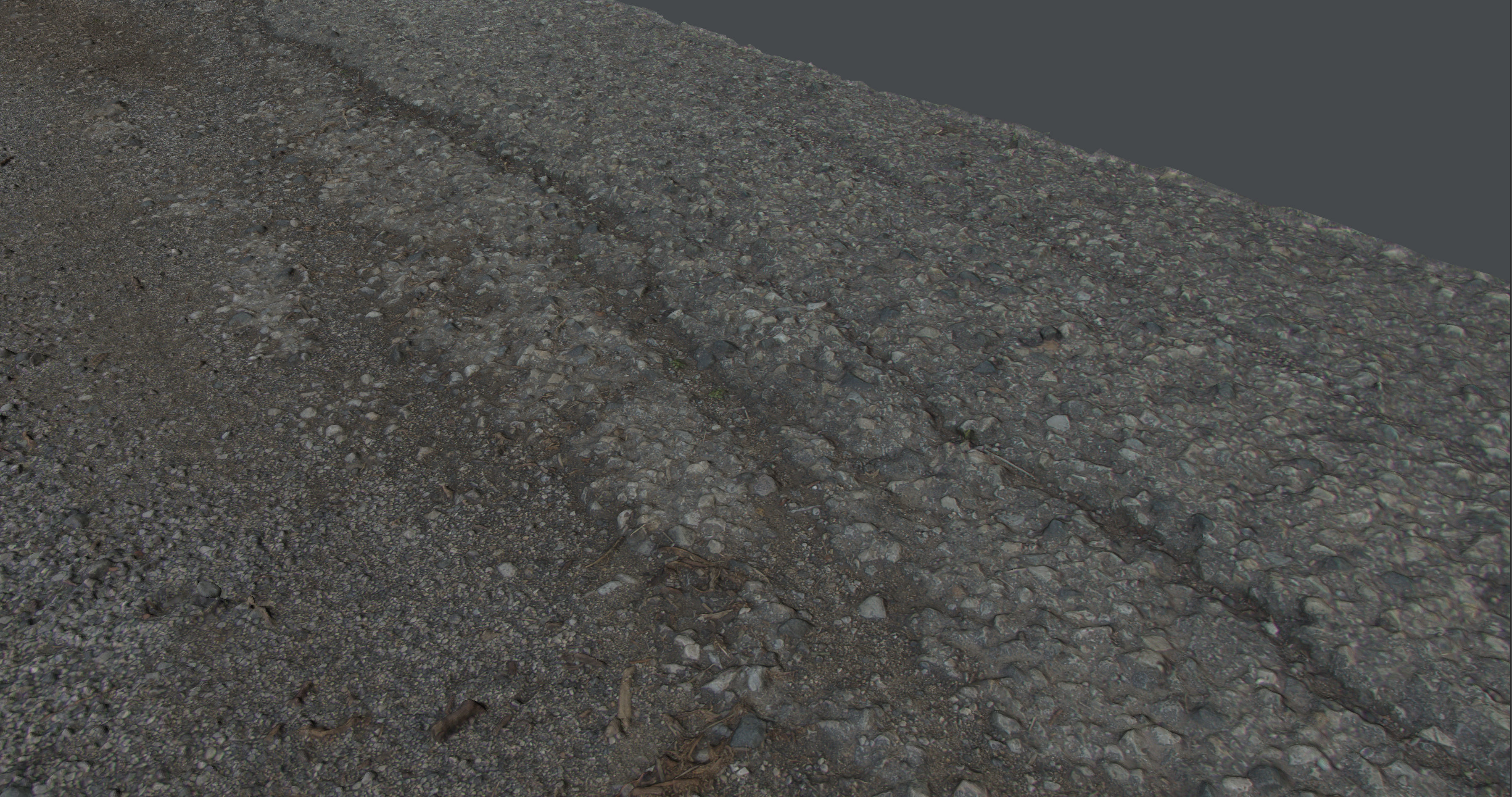Roadcracks01 sand and gravel road tile 3D model_4