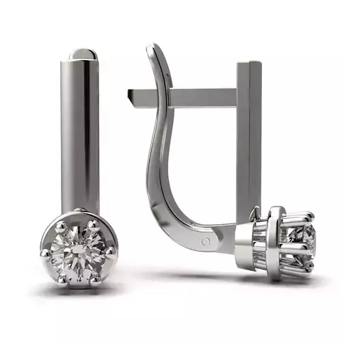 G0076 two diamond earrings