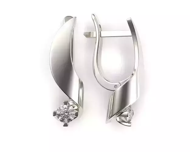 G0058 two diamond earrings