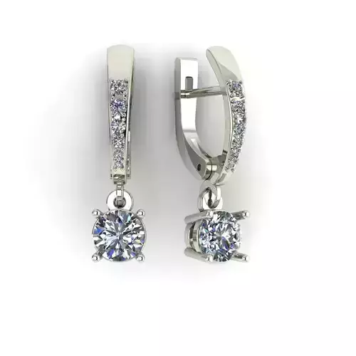 G0052 two diamond earrings