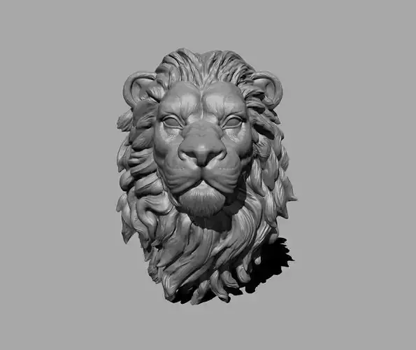 lion fridge magnet