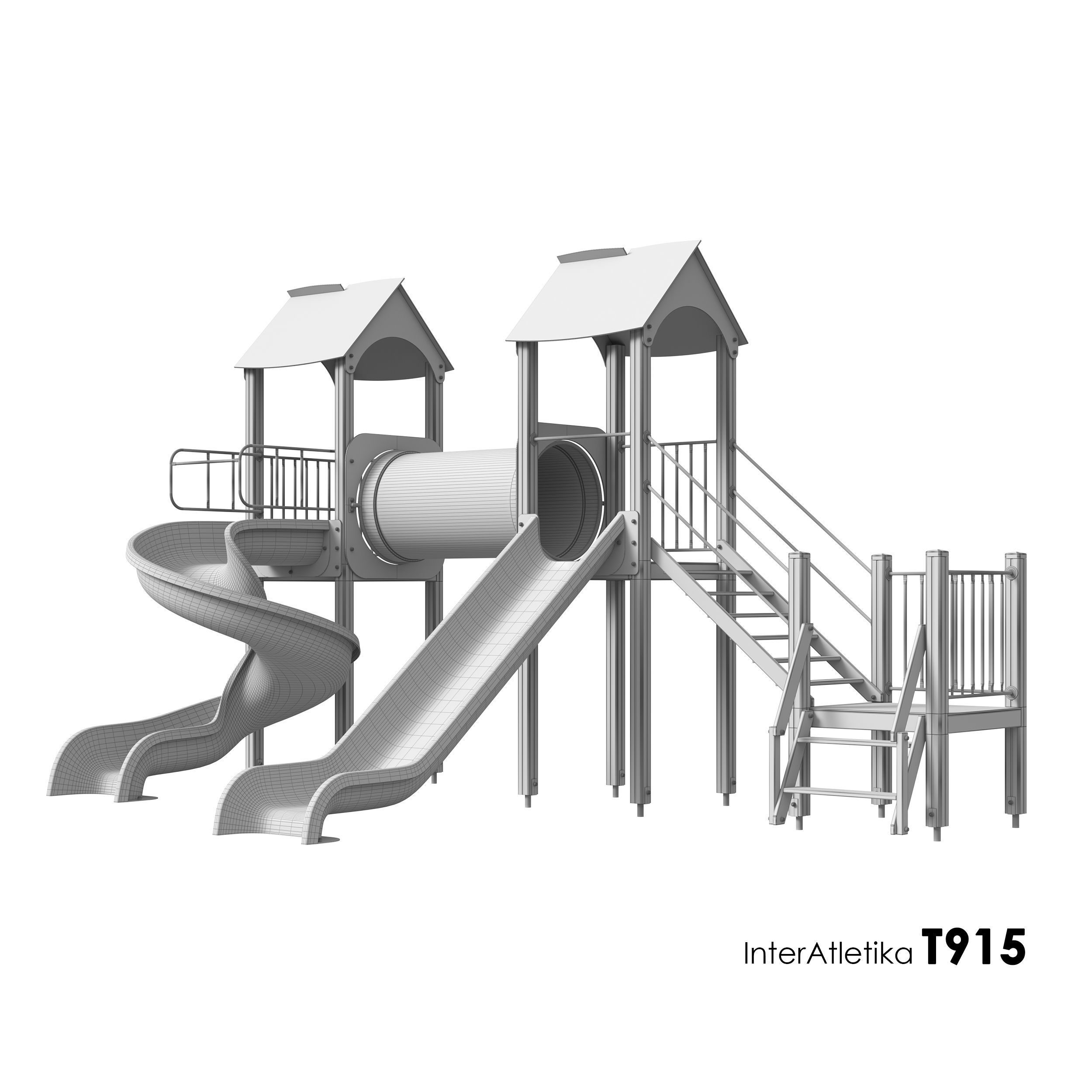 Inter Atletika Set 3 3D model_1