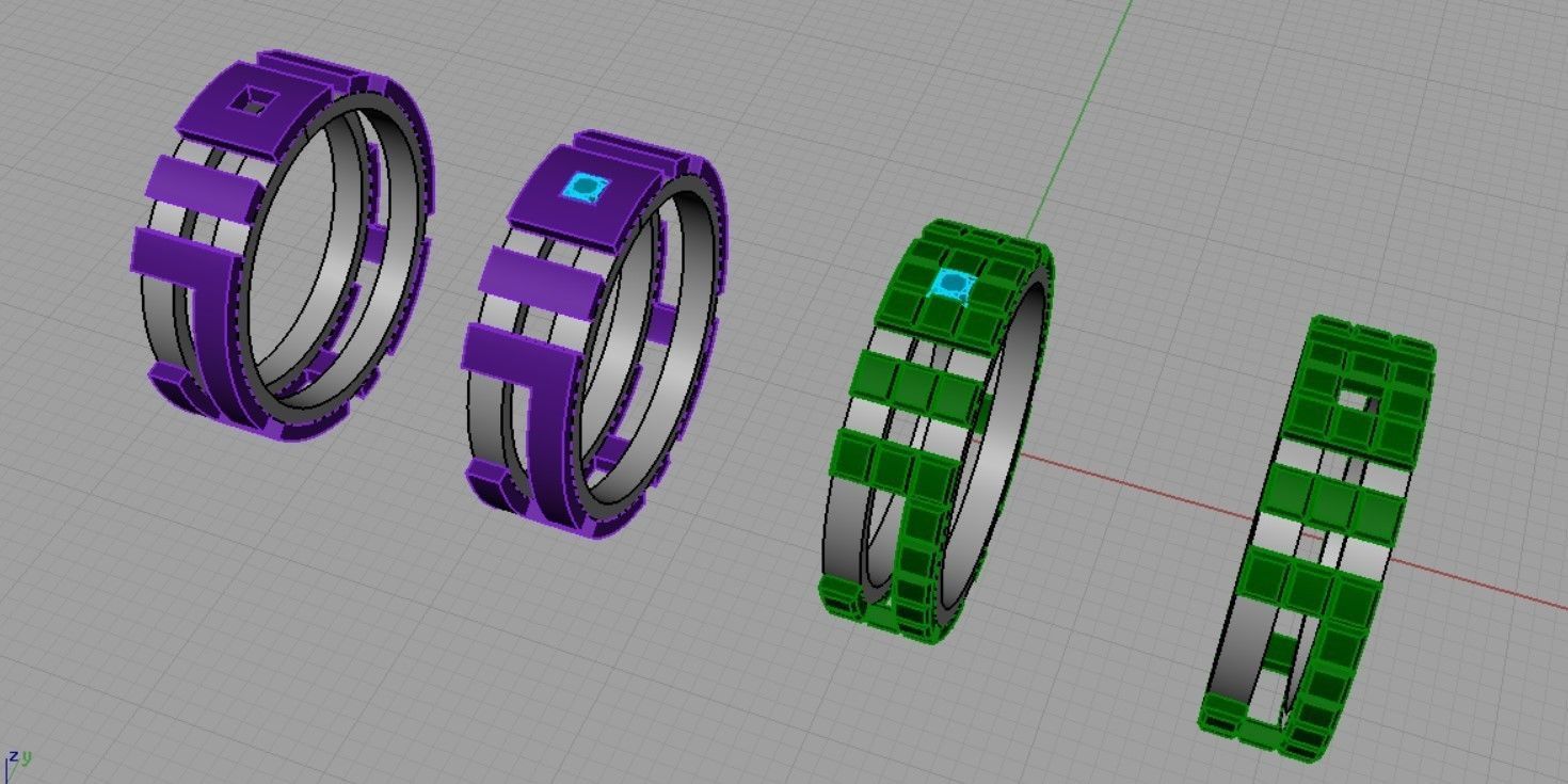 Ring Tetris for man and woman 23 3D print model_6