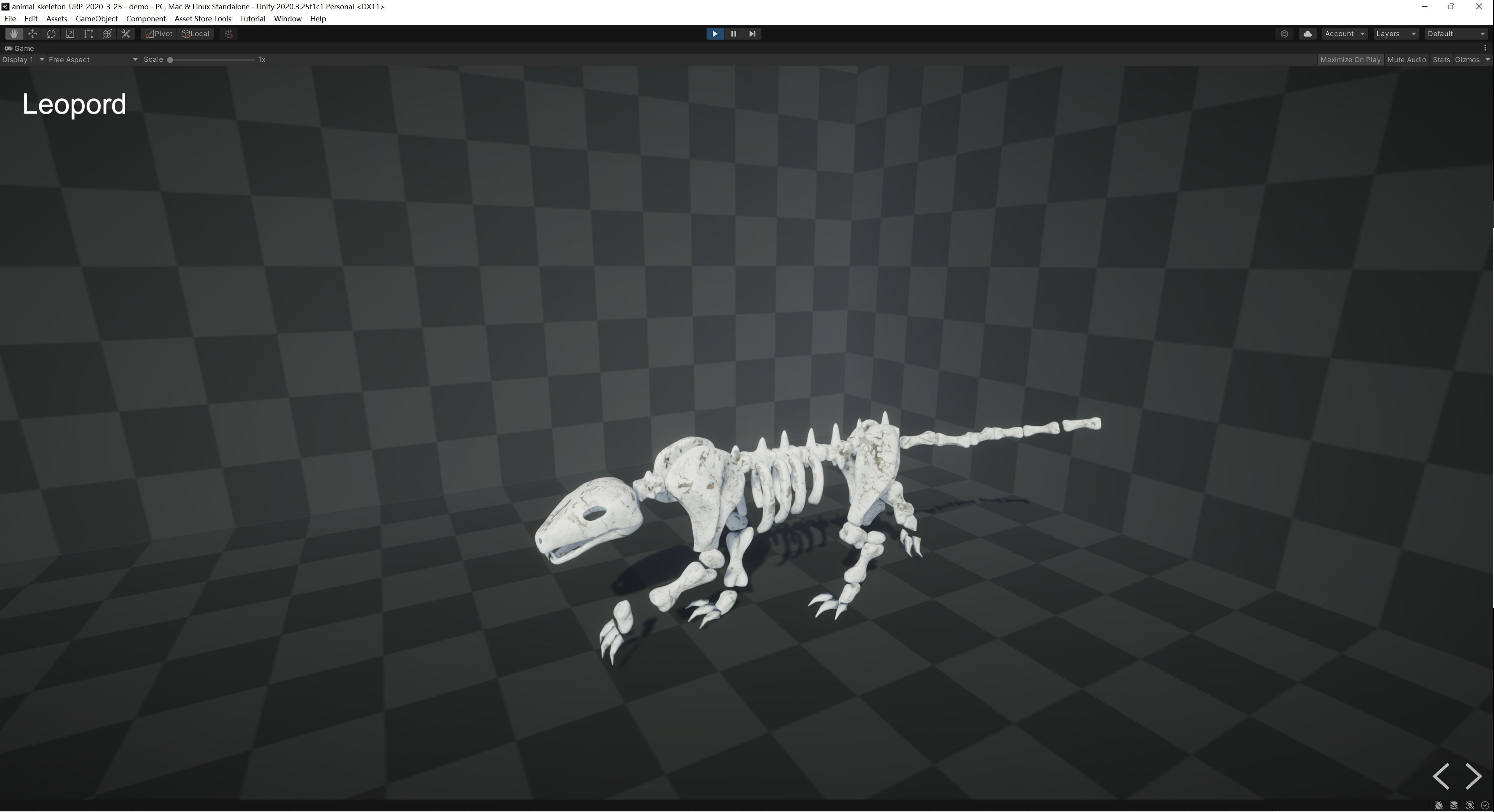 Animal Skeletons Low-poly 3D model_30