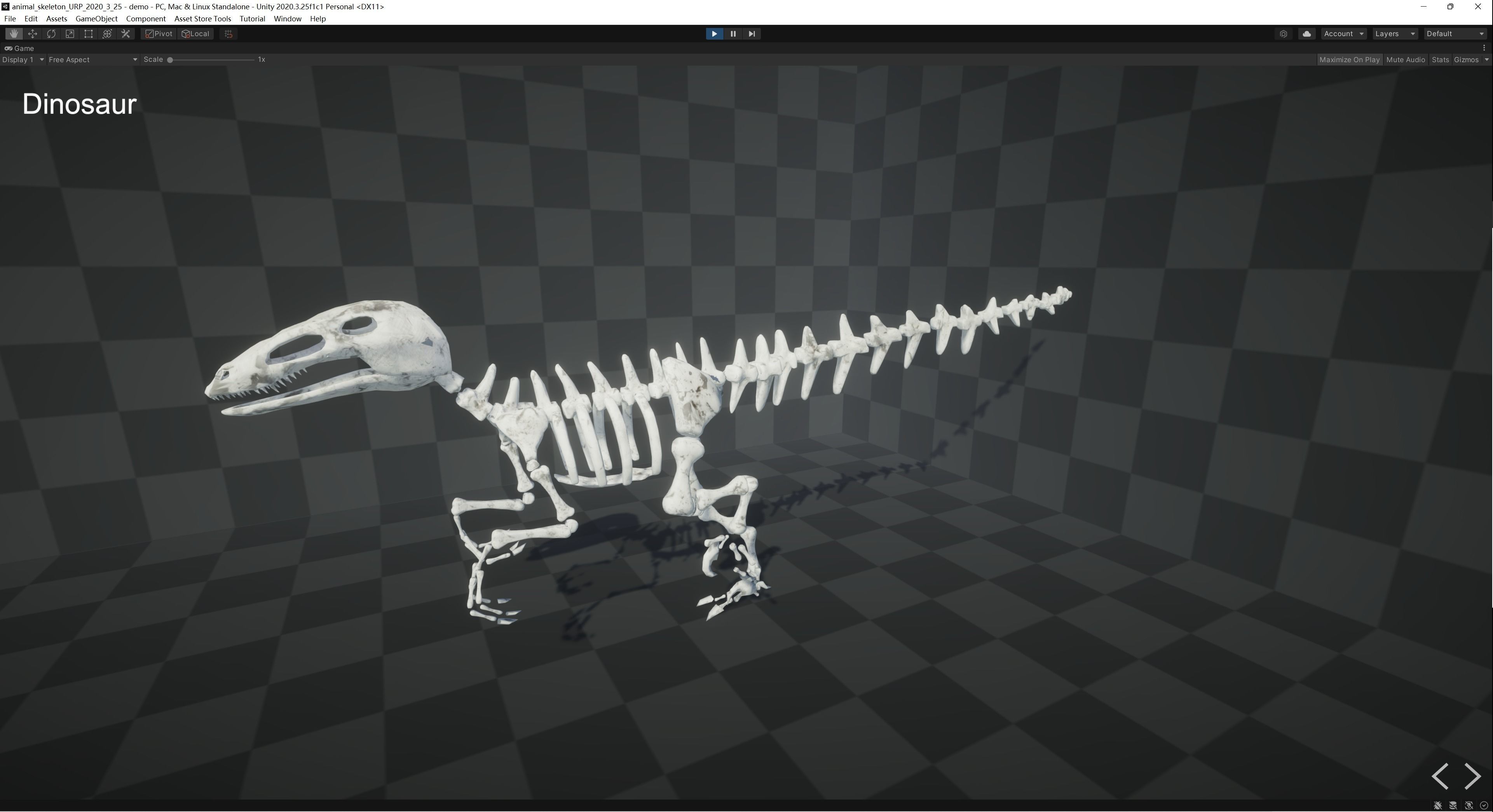 Animal Skeletons Low-poly 3D model_25
