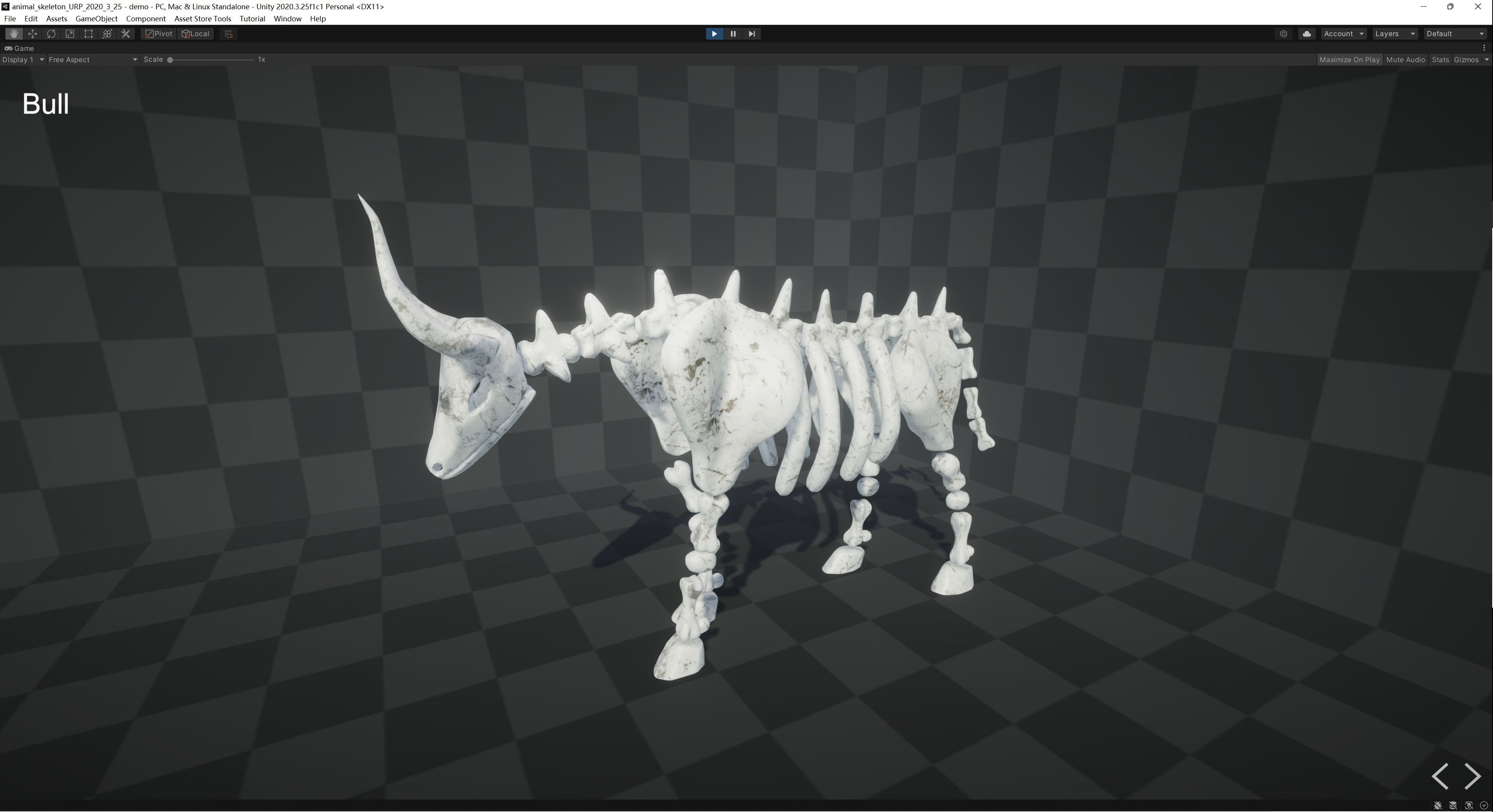 Animal Skeletons Low-poly 3D model_28