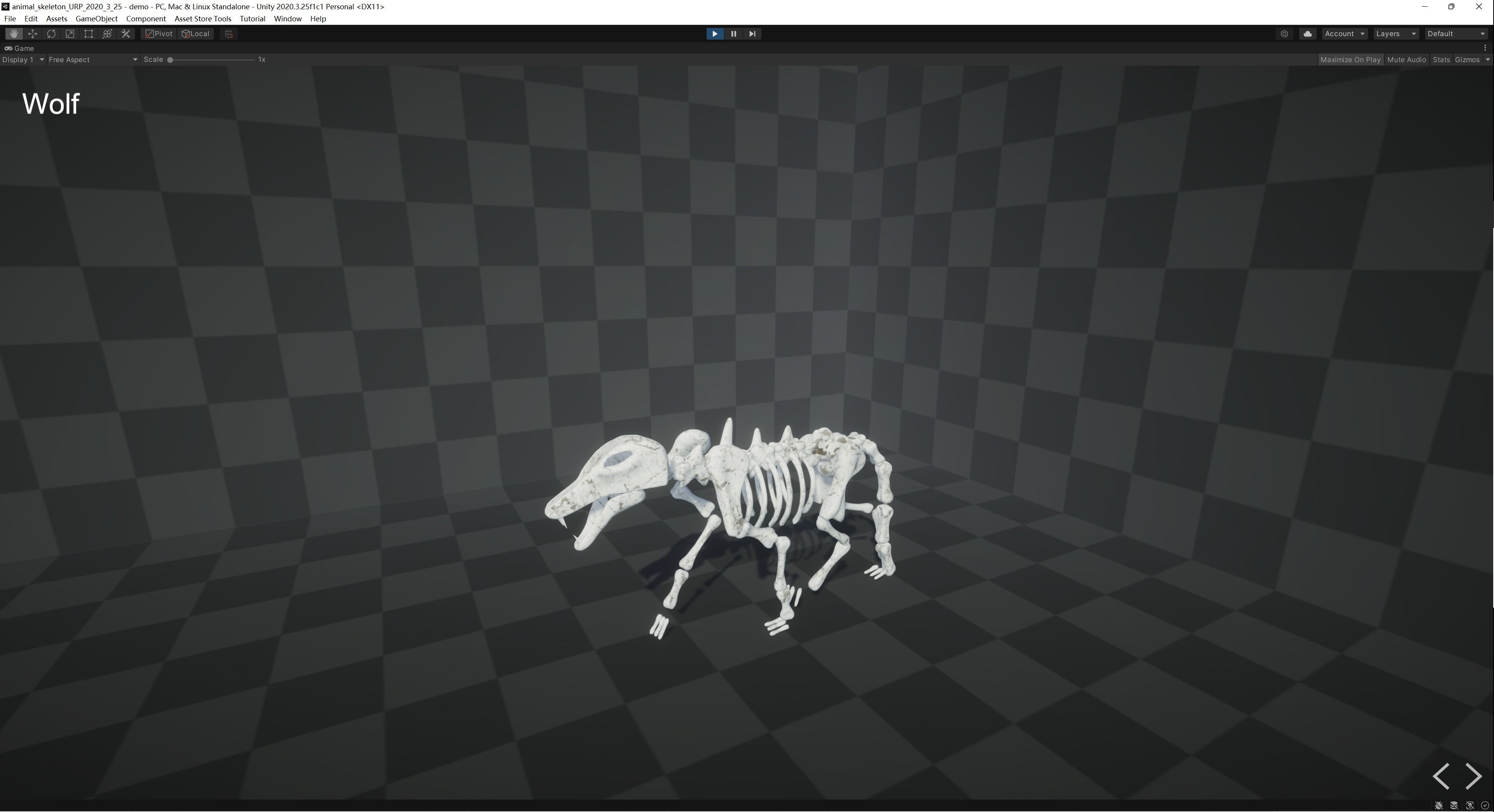 Animal Skeletons Low-poly 3D model_35