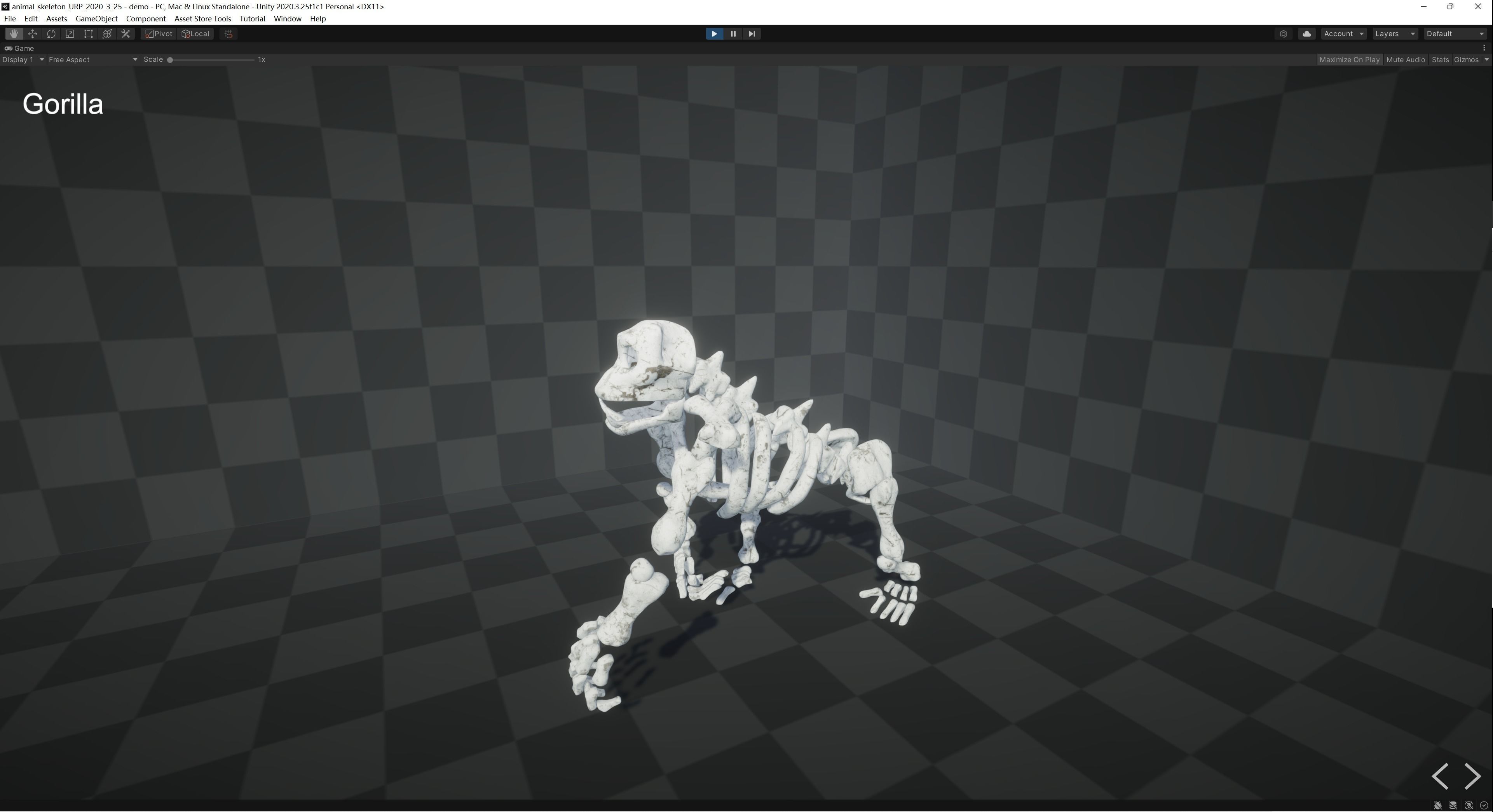 Animal Skeletons Low-poly 3D model_32