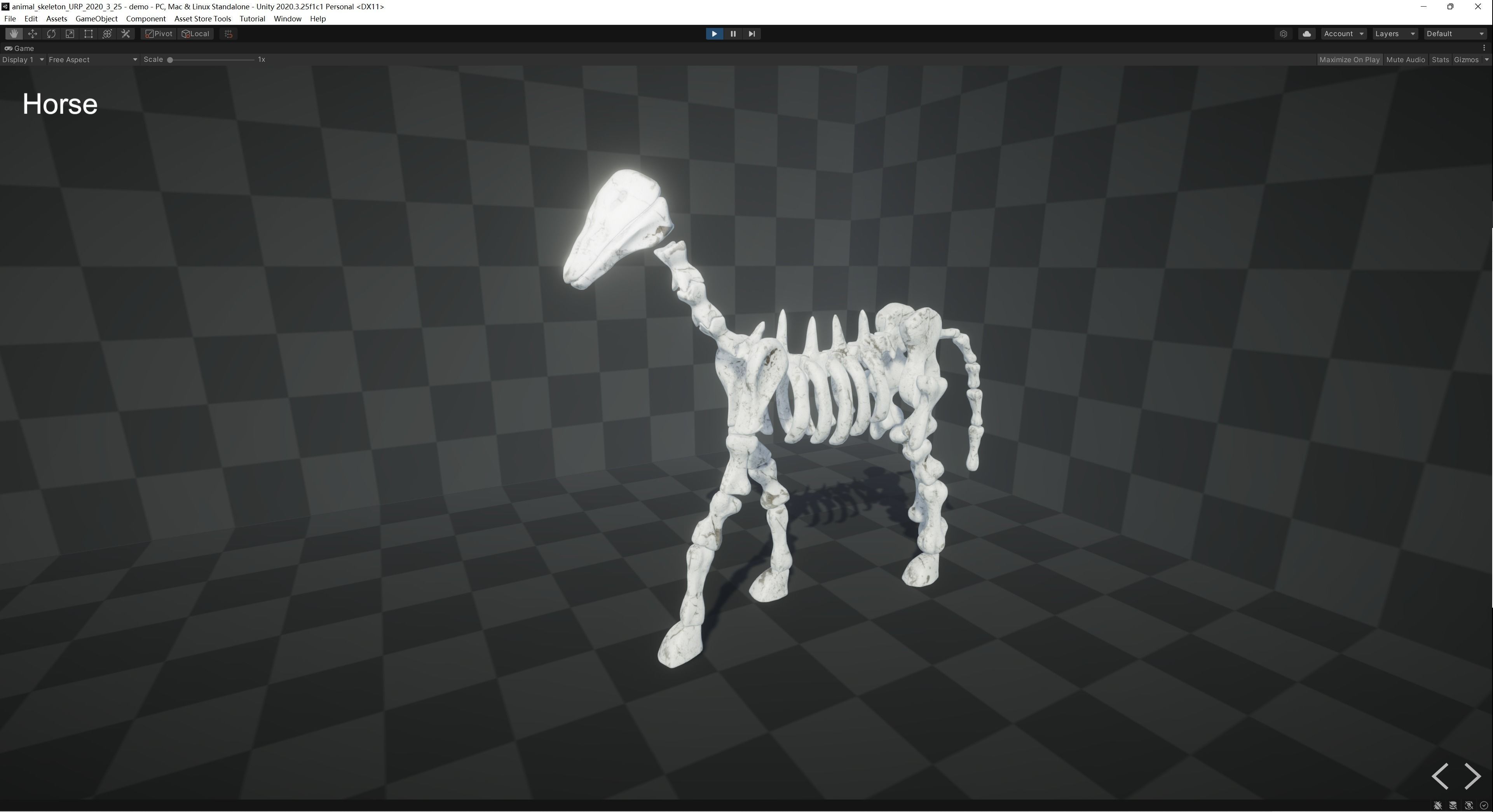 Animal Skeletons Low-poly 3D model_34