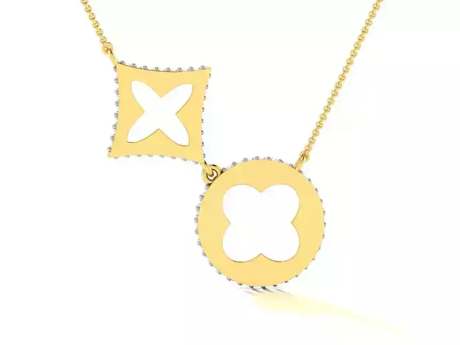 Solitaire Pendant 3DM STL OBJ FBX Renders Details