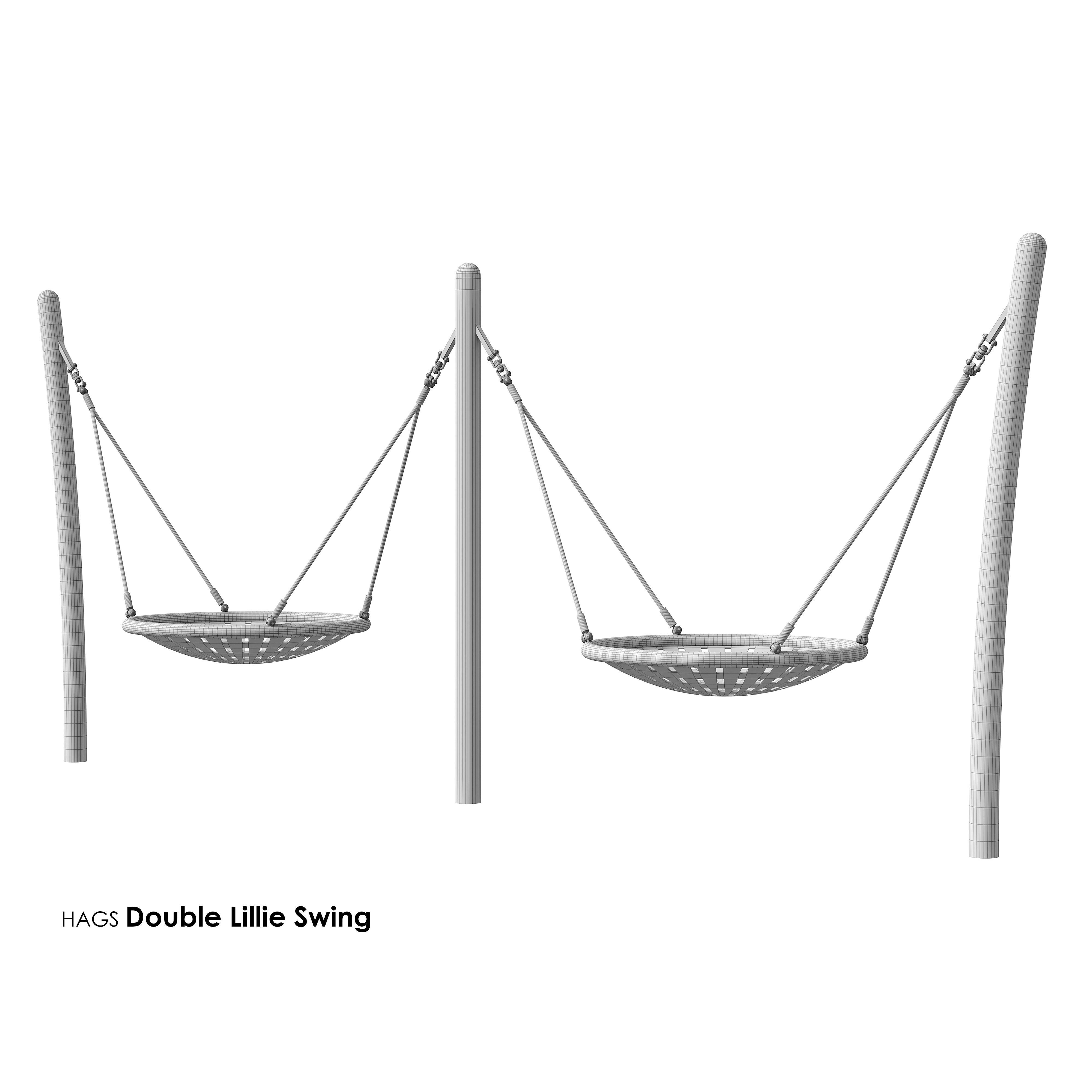 HAGS Set 1 double lill swings 3D model_2
