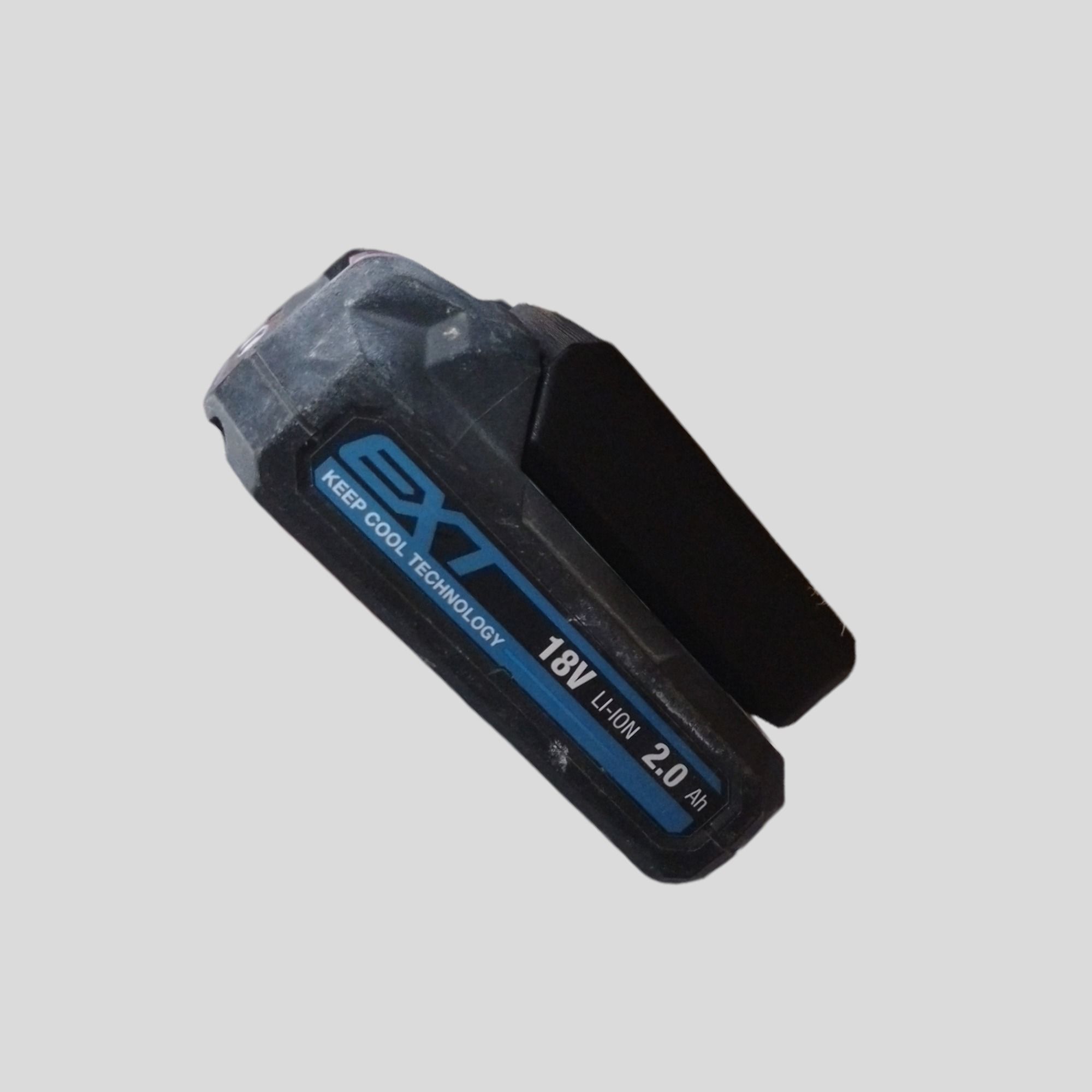 Support mural de batterie Erbauer 18V 3D print model_2