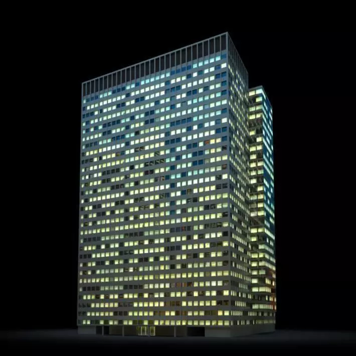 Building Office Building City Structure 3D model_0